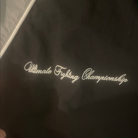 UFC Ultimate Fighting Championship Black and Gray Lightweight Jacket - Picture 10 of 11